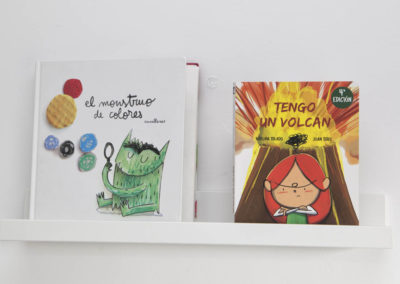 libro el monstruo de colores y Tengo un volcán